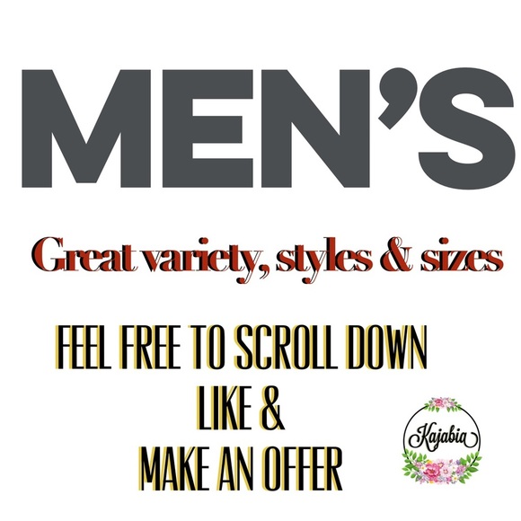 Other - MEN’S clothing...